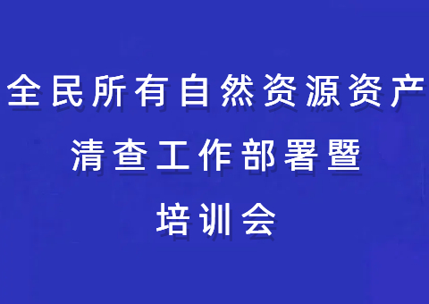 重庆市召开全民所有天然资源资产查究工作部署暨培训会 